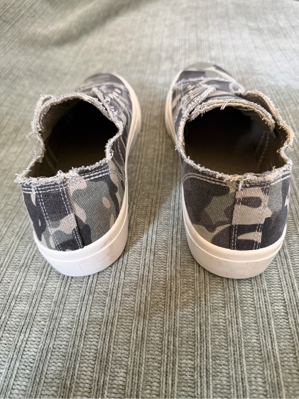 Madden Girl Camo Slip-On Sneakers - Picture 3 of 5